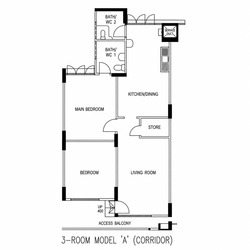 Blk 414 Bukit Batok West Avenue 4 (Bukit Batok), HDB 3 Rooms #561974141